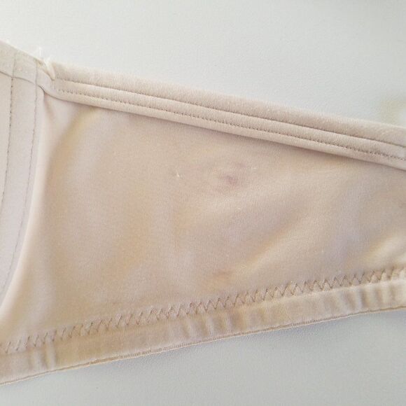 Vintage Triumph International Bra 34C Nude Beige Super Curves Push Up Underwire - Picture 7 of 7